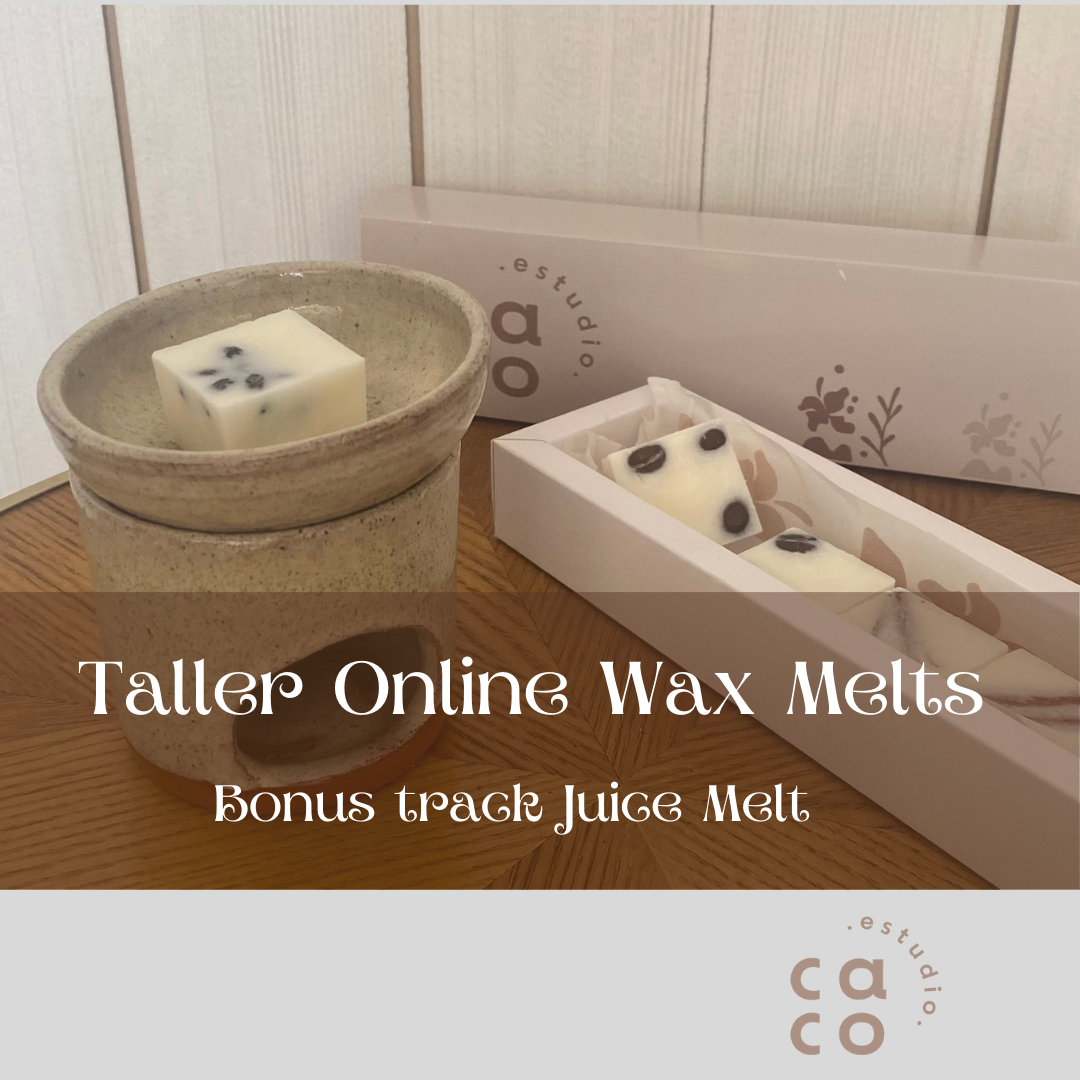 🛑 TALLER CERA AROMÁTICA PARA DERRETIR - WAX-MELTS (GRABADO)