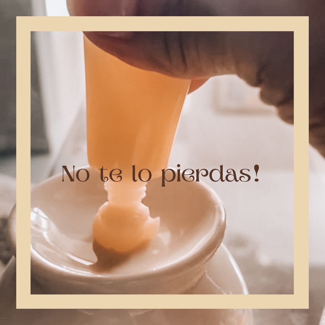🛑 TALLER CERA AROMÁTICA PARA DERRETIR - WAX-MELTS (GRABADO)