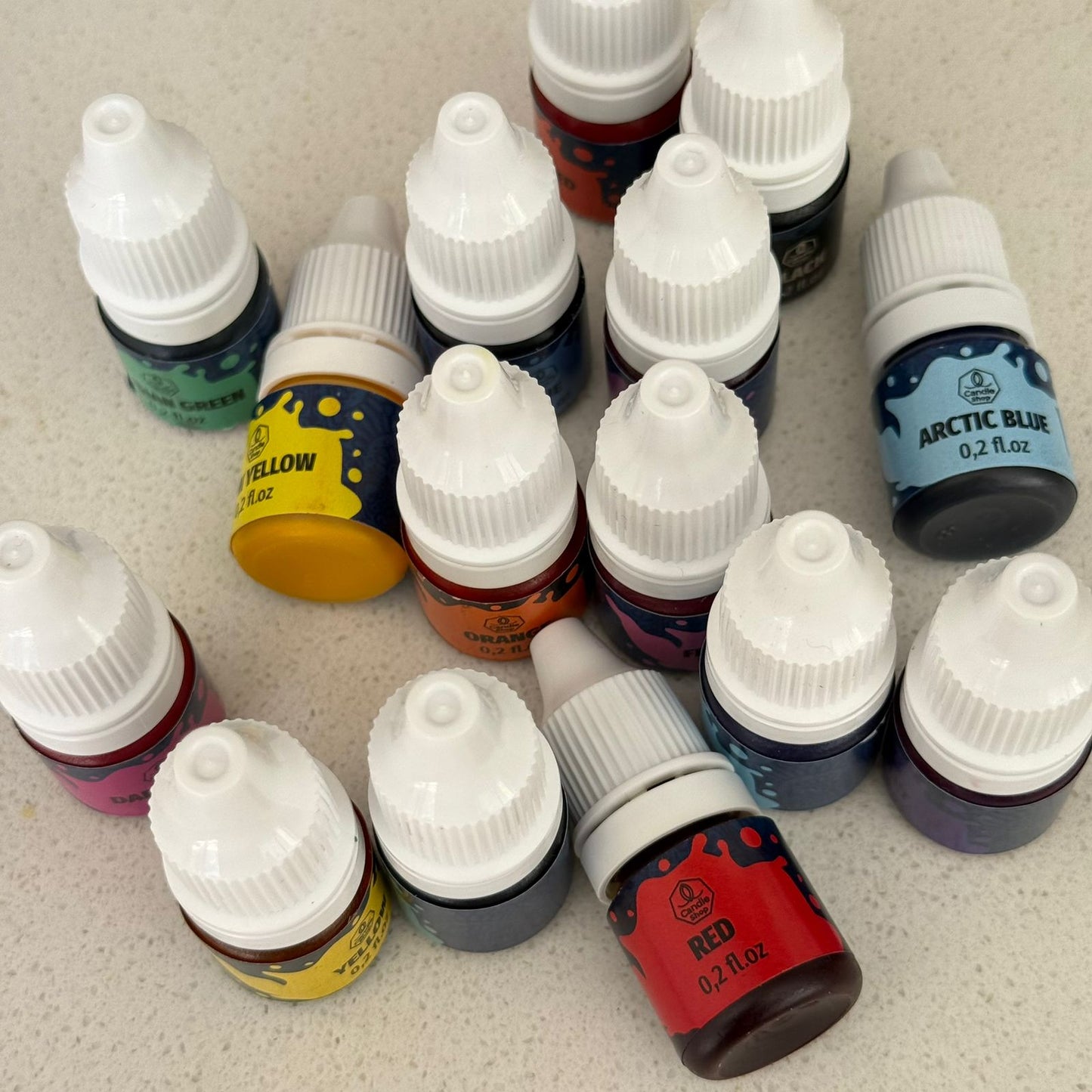 Tintes Concentrados para velas naturales